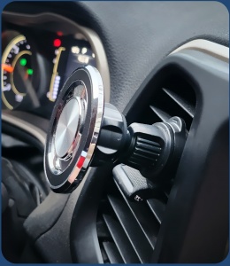 [기타] [IUVO] 틴드라 맥세이프 카 마운트 F83 (송풍구형)