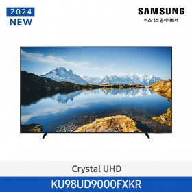 [삼성][98인치]24년 NEW 삼성 Crystal UHD 4K Smart TV 247cm 98인치 [KU98UD9000FXKR] 4월