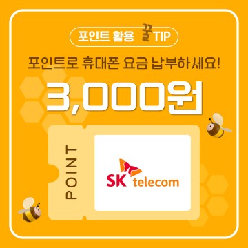 [SKT]요금 수납 3,000원