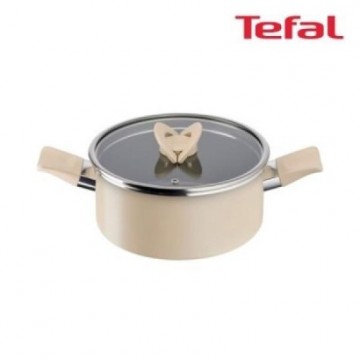 [테팔] 인덕션 블라썸 베이지 양수냄비20cm TFC-BSP0