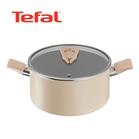 [테팔] 인덕션 블라썸 베이지 양수냄비24cm TFC-BSP4