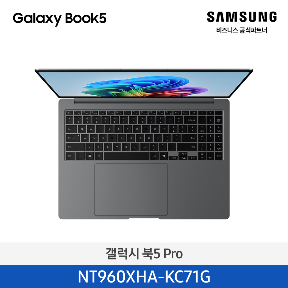 [삼성][16인치] 갤럭시 북5 Pro 40.6cm Ultra7 / 16GB / 512GB 그레이 [Windows 11 Home 포함] [NT960XHA-KC71G] 4월