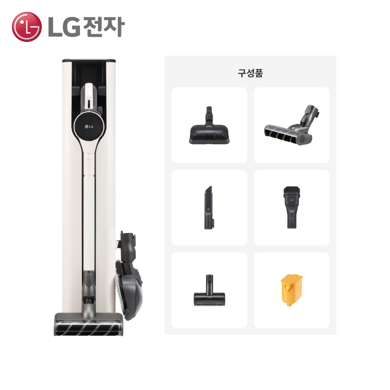 ★2025 NEW★[LG][전국무료배송설치]LG 코드제로 오브제컬렉션 A7 Core 흡입+물걸레 [A737WA]