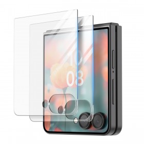 [필름] [아라리] 코어 전면 풀커버 강화유리(외부액정 2매)