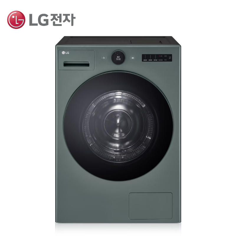 [LG] 트롬 AI 오브제컬렉션 건조기 25kg 1등급 네이처그린 [RD25GSG]