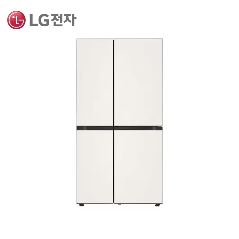 [LG][25년] 디오스 AI 오브제컬렉션 냉장고 832L 베이지 [S836GBB132]
