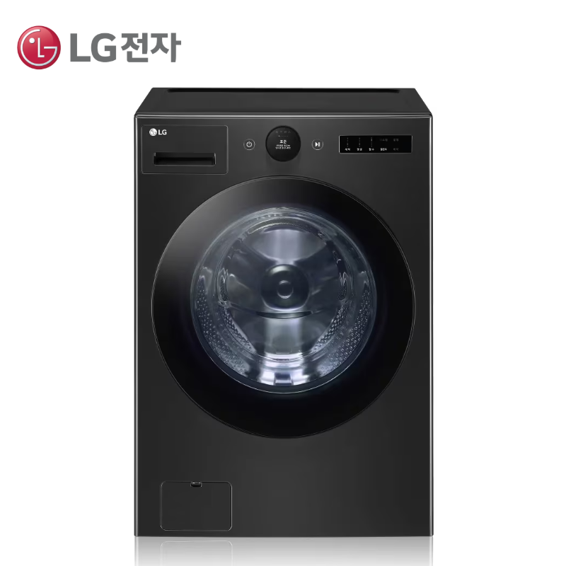 [LG] 트롬 AI 오브제컬렉션 세탁기 25kg 1등급 블랙 [FX25KF]