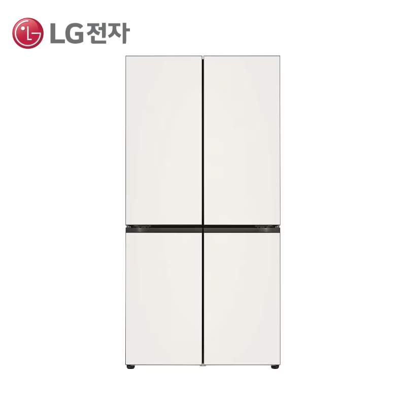 [LG] 디오스 AI 오브제컬렉션 냉장고 (더블매직스페이스) 871L 1등급 베이지 [M876GBB231]